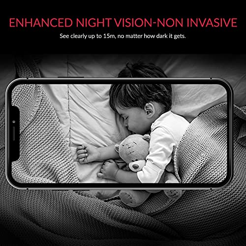 YI Pro 2K Home Security Camera, Indoor Camera with Person, Vehicle, Animal Smart Detection, Phone App for Baby, Pet, Dog Monitoring, Compatible with Alexa and Google Assistant