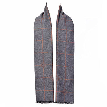 OHAYOMI Mens Scarf Winter Fashion Formal Soft Scarves for Men