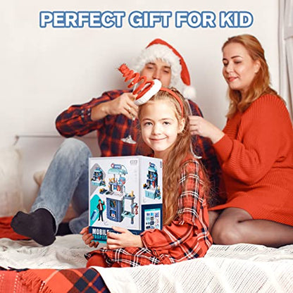 GEIYATOI Kids Toy Doctor Kit, Toddler Medical Set with Stethoscope and Medical Tools Toys for 3 4 5 6 Years Old Boys Girls, Doctor Pretend Play Toy Gifts for Christmas Birthday Party New Year