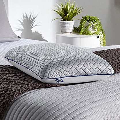 Sealy Essentials Cool Touch Memory Foam Pillows, 2 Pack,White