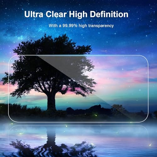 AUIMSOCO 2 Pack Screen Protector Compatible for iPhone 15 Pro Max [6.7 inch Display] with 2 Pack Tempered Glass Camera Lens Protector Anti Scratch, Bubble Free [4 Pack]