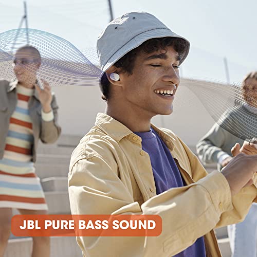 JBL Tune 130NC TWS True Wireless In-Ear Noise Cancelling Headphones - White, Small