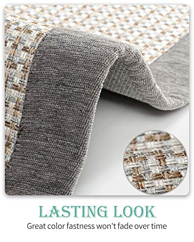 AMOAMI Rugs and Mats Non Skid, Washable, Absorbent for Large Kitchen Floor, Front of Sink, 2 PCS Set 20"x32"+20"x48"