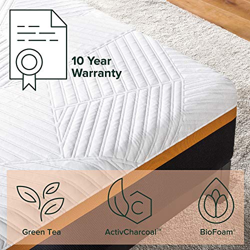 ZINUS 10 Inch Cooling Copper ADAPTIVE Pocket Spring Hybrid Mattress / Moisture Wicking Cover / Cooling Foam / Pocket Innersprings for Motion Isolation / Mattress-in-a-Box, Twin,Off-white