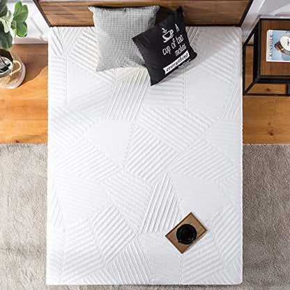 ZINUS 10 Inch Cooling Copper ADAPTIVE Pocket Spring Hybrid Mattress / Moisture Wicking Cover / Cooling Foam / Pocket Innersprings for Motion Isolation / Mattress-in-a-Box, Twin,Off-white