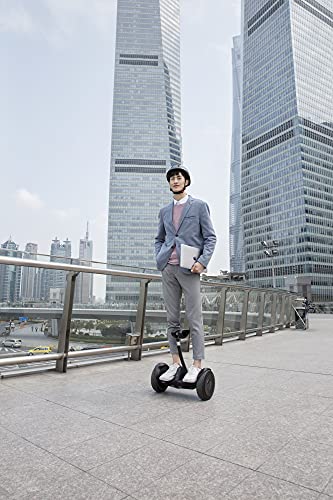 Segway Ninebot S Smart Self-Balancing Electric Scooter, Dual 400W Motor, Max 13.7 Miles Range & 10MPH, Hoverboard with LED Light, Compatible with Gokart kit