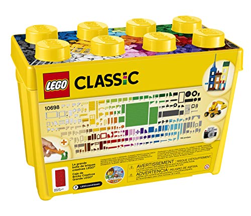 LEGO Classic Large Creative Brick Box 10698 Building Toy Set for Kids, Boys, and Girls Ages 4-99 (790 Pieces)