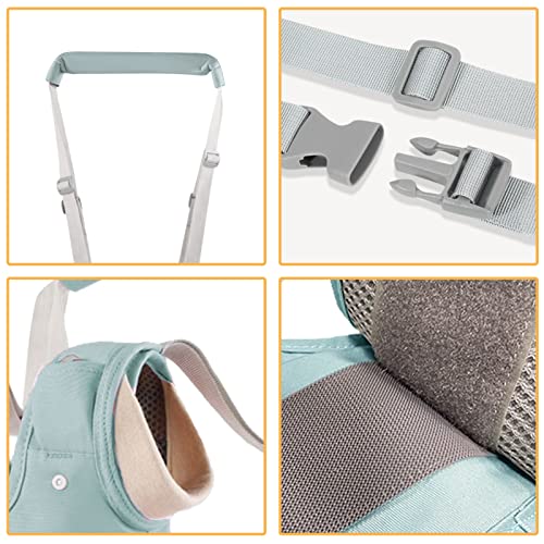 Huifen Baby Walking Harness with Detachable Crotch Baby Walking Assistant Handheld Walk Helper for Baby Learn to Walk(9-24 Month)(Green)