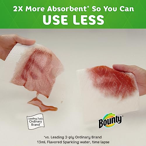Bounty Select-A-Size Paper Towels, White, 8 Double Plus Rolls = 20 Regular Rolls