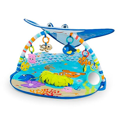Bright Starts Disney Baby Finding Nemo Mr. Ray Ocean Lights & Music Gym, Ages Newborn +