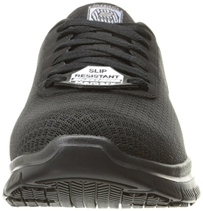 Skechers Men's Flex Advantage Bendon Work Shoe, Black, 10.5