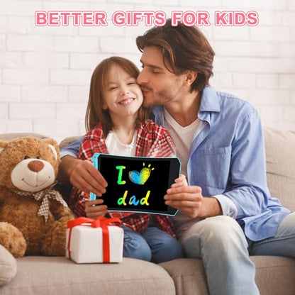 LCD Writing Tablet, 2 Pack Toddler Kids Toys Doodle Board, Colorful Drawing Pad Drawing Board, 8.5 Inch Doodle Pad Drawing Tablet, Educational Toys Christmas Birthday Gifts for Girls Boys Age 3-8
