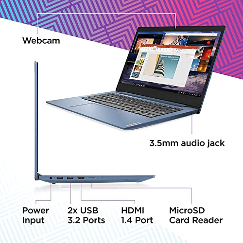 Lenovo 2022 Newest IdeaPad 1 Laptop, 14" Anti-Glare Display, Intel Quad-Core Processor, Intel UHD Graphics, 4GB RAM, 256GB PCIe SSD, Windows 11 + Microfiber Cloth