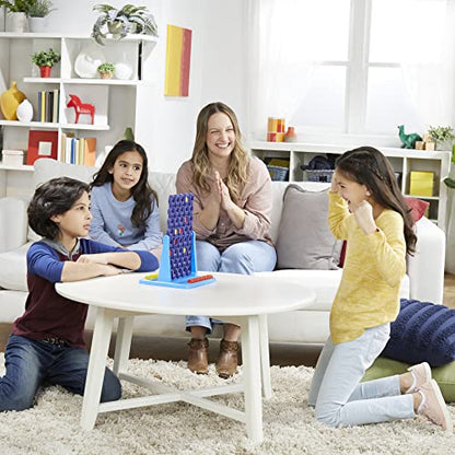 Hasbro Gaming Connect 4 Spin Game, Features Spinning Connect 4 Grid, 2 Player Board Games for Family and Kids, Strategy Board Games, Ages 8 and Up