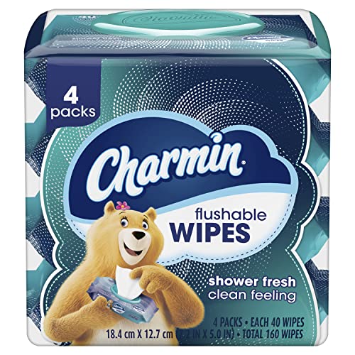 Add 2 to your Cart! Charmin Flushable Wipes, 8 packs, 40 Wipes Per Pack, 320 Total Wipes