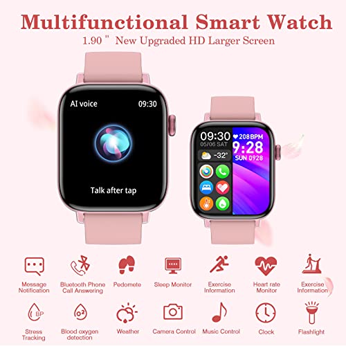 Android Smartwatch for Women Men for iOS and Android