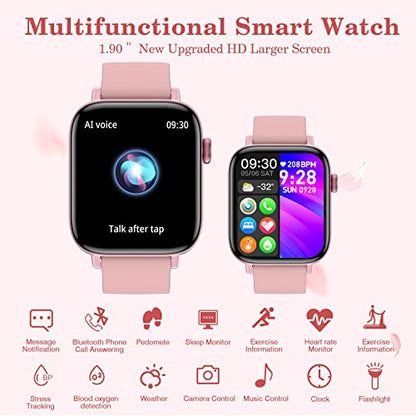 Android Smartwatch for Women Men for iOS and Android