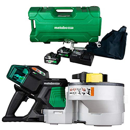 Metabo HPT 36V MultiVolt™ Cordless Rebar Bender/Cutter | 270 Cuts Per Charge | Includes 2-36V Batteries + Rapid Charger | VB3616DA