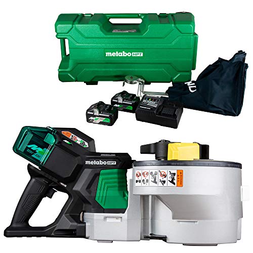 Metabo HPT 36V MultiVolt™ Cordless Rebar Bender/Cutter | 270 Cuts Per Charge | Includes 2-36V Batteries + Rapid Charger | VB3616DA