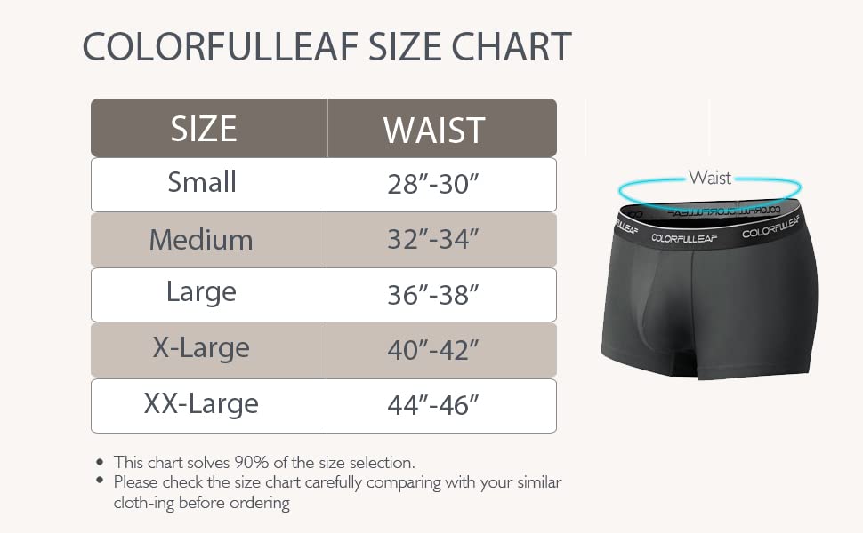 COLORFULLEAF Men's Bamboo Underwear Ultra Soft Breathable Boxer Briefs Comfy Basic Trunk Underwear 3 Pack (3Black,Medium)