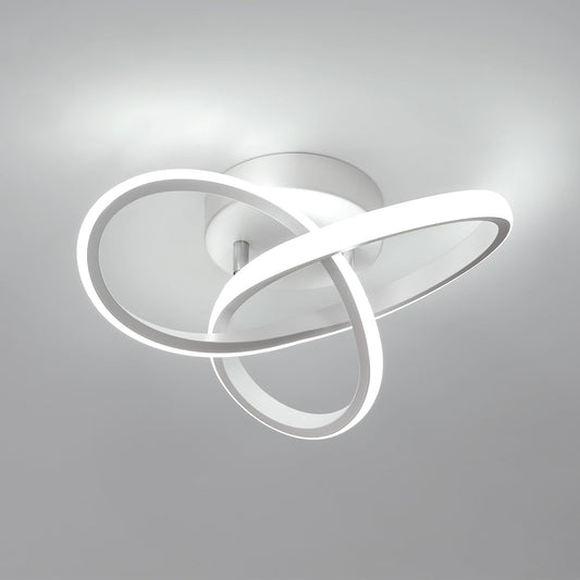 DELIPOP LED Ceiling Light, 6500K Cool White Modern LED Ceiling Light, Small Hallway Light, Simple Ceiling Fixture for Bedroom, Corridor, Kitchen, Dining Room