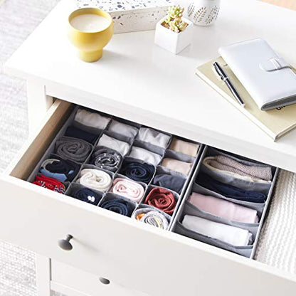 Amazon Basics Underwear Dresser Drawer Organizers, Pack of 2