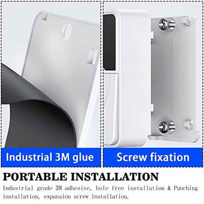 Smart Video Doorbell Camera Doorbell Wireless with Chime Night Vision Cloud Storage for Home Apartment Office Room
