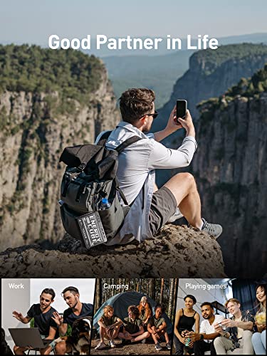 MOVESPEED 70000mAh Power Bank High Capacity, 22.5W Max PD 3.0 Fast Charging, Large Power Bank,4 Outputs 2 Inputs,LED Display,USB-C Battery Packs for iPhone, Samsung, Outdoors Camping, Cyberpunk Style