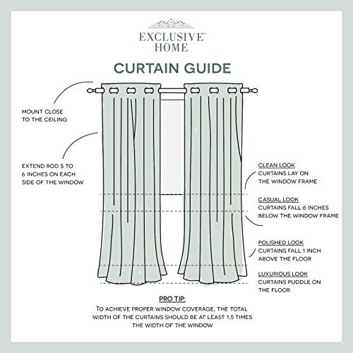 UPDATE: DEAD! Exclusive Home Curtains Exclusive Home Modo Metallic Geometric Grommet Top Curtain Panel Pair, 54x108, Natural, 2 Count