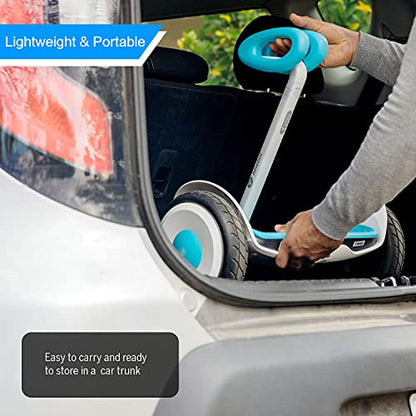 Segway Ninebot S Kids, Smart Self-Balancing Electric Scooter, 800 Watts Power, Max 8 Miles Range & 8.7MPH, Hoverboard with LED Light, Compatible with Mecha kit