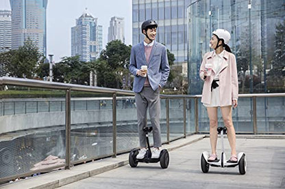 Segway Ninebot S Smart Self-Balancing Electric Scooter, Dual 400W Motor, Max 13.7 Miles Range & 10MPH, Hoverboard with LED Light, Compatible with Gokart kit