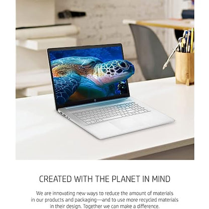 HP 17.3" HD Plus Laptop, for Business and Students, Intel Quad Core, 16GB RAM, 1TB NVMe SSD, Fullsize Keyboard, HDMI, Rapid Charge, Type-C, Windows 11 with Bundled Accessories