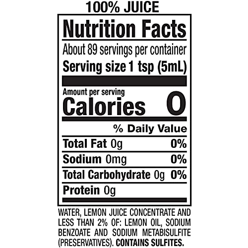 ReaLemon 100 percent Lemon Juice, 15 fl oz bottles (Pack of 12)