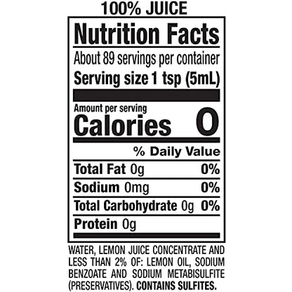 ReaLemon 100 percent Lemon Juice, 15 fl oz bottles (Pack of 12)