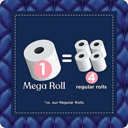 Quilted Northern Ultra Plush® Toilet Paper with Sweet Lilac & Vanilla Scented Tube, 6 Mega Rolls, 3-Ply Bath Tissue White