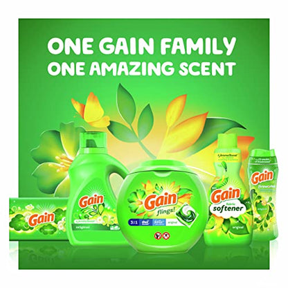 Gain + Aroma Boost Liquid Laundry Detergent Original Scent 107 Loads 154 oz HE Compatible