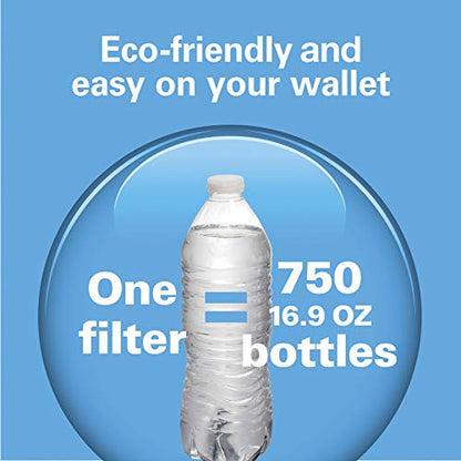 Hamilton Beach AquaFusion Electric Countertop Water Purifier & Filter 64 oz. Pitcher, Compatible with Flavor Capsules, White (87320)