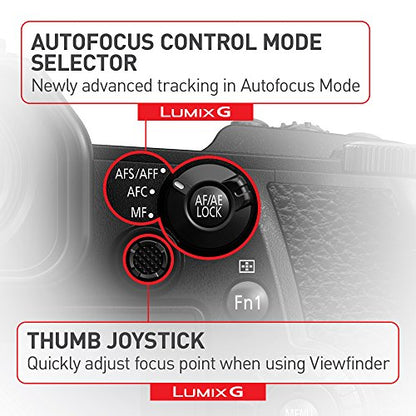 Panasonic LUMIX G9 Mirrorless Camera, Micro Four Thirds, 20.3 Megapixels Plus 80 Megapixel, High-Resolution Mode with LUMIX G Vario 12-60mm F3.5-5.6 Lens (DC-G9MK) , Black