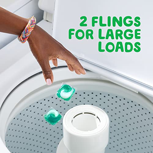 Gain flings Laundry Detergent Soap Pacs HE Compatible Long Lasting Scent, Original Scent, 76 Count