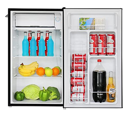FRIGIDAIRE EFR331-BLACK 3.2 Cu ft Eraser Board Mini Compact Dorm Fridge (Black)