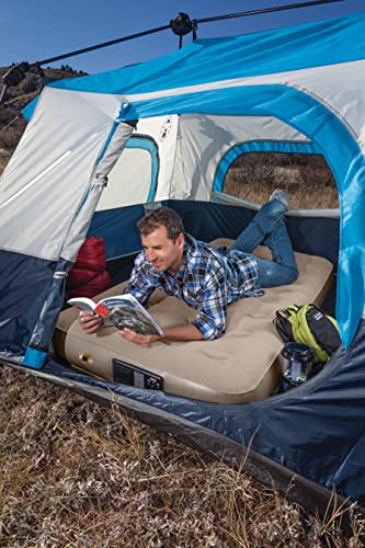Coleman QuickBed Elite Extra-High Airbed with Built-In Pump, Leak-Free Airbed with Soft Plush Top and Carry Bag, Queen and Twin Options Available