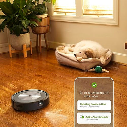 iRobot Roomba j7+ (7550) Self-Emptying Robot Vacuum – Avoids Common Obstacles Like Socks, Shoes, and Pet Waste, Empties Itself for 60 Days, Smart Mapping, Works with Alexa