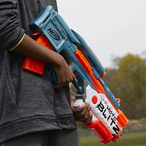 NERF Elite 2.0 Motoblitz Blaster with Scope, Motorized 10-Dart Blasting, Airblitz 6 Darts, Outdoor Toys for 8 Year Old Boys & Girls