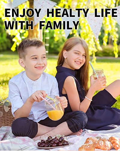 Citrus Juicer Machines Rechargeable - Portable Juicer with USB and Cleaning Brush for Orange, Lemon, Grapefruit