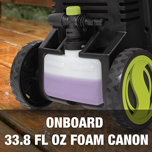 Sun Joe SPX2688-MAX Electric High Pressure Washer for Cleaning Your RV, Car, Patio, Fencing, Decking and More w/ Foam Cannon