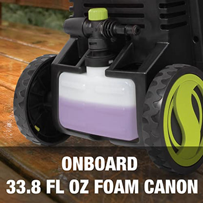 Sun Joe SPX2688-MAX Electric High Pressure Washer for Cleaning Your RV, Car, Patio, Fencing, Decking and More w/ Foam Cannon