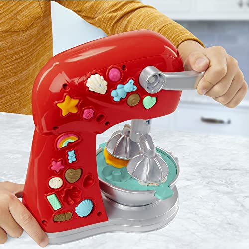 Add 3! Play-Doh Kitchen Creations Magical Mixer Playset, Toy Mixer with Play Kitchen Accessories, Arts and Crafts for Kids 3 Years and Up