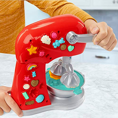 Add 3! Play-Doh Kitchen Creations Magical Mixer Playset, Toy Mixer with Play Kitchen Accessories, Arts and Crafts for Kids 3 Years and Up