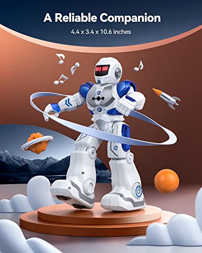Ruko 6088 Programmable Robot, Gesture Sensing Intelligent Remote Control Robot for Kids 3-6 Years, Christmas Birthday Gift