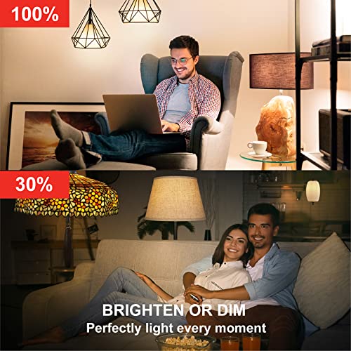 Sengled Alexa Light Bulb 75W Equivalent, Smart Light Bulbs Bluetooth Mesh 1050 LM, Smart Bulbs That Work with Alexa Only 2700K, High Brightness, Soft White A19 Dimmable Bulb, No Hub Required, 4 Pack